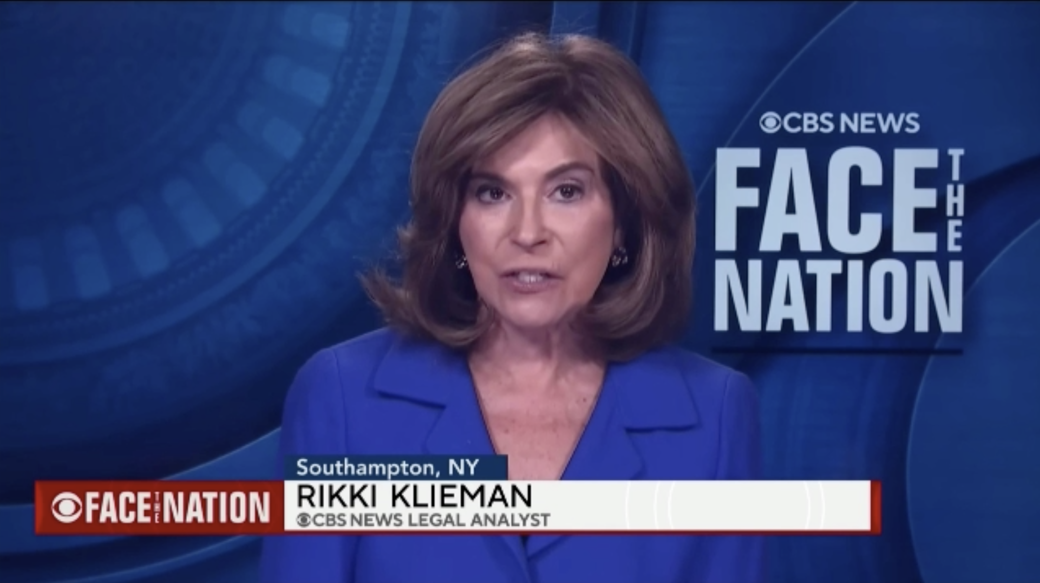 Rikki Klieman on: Trump Indictment (Face the Nation)