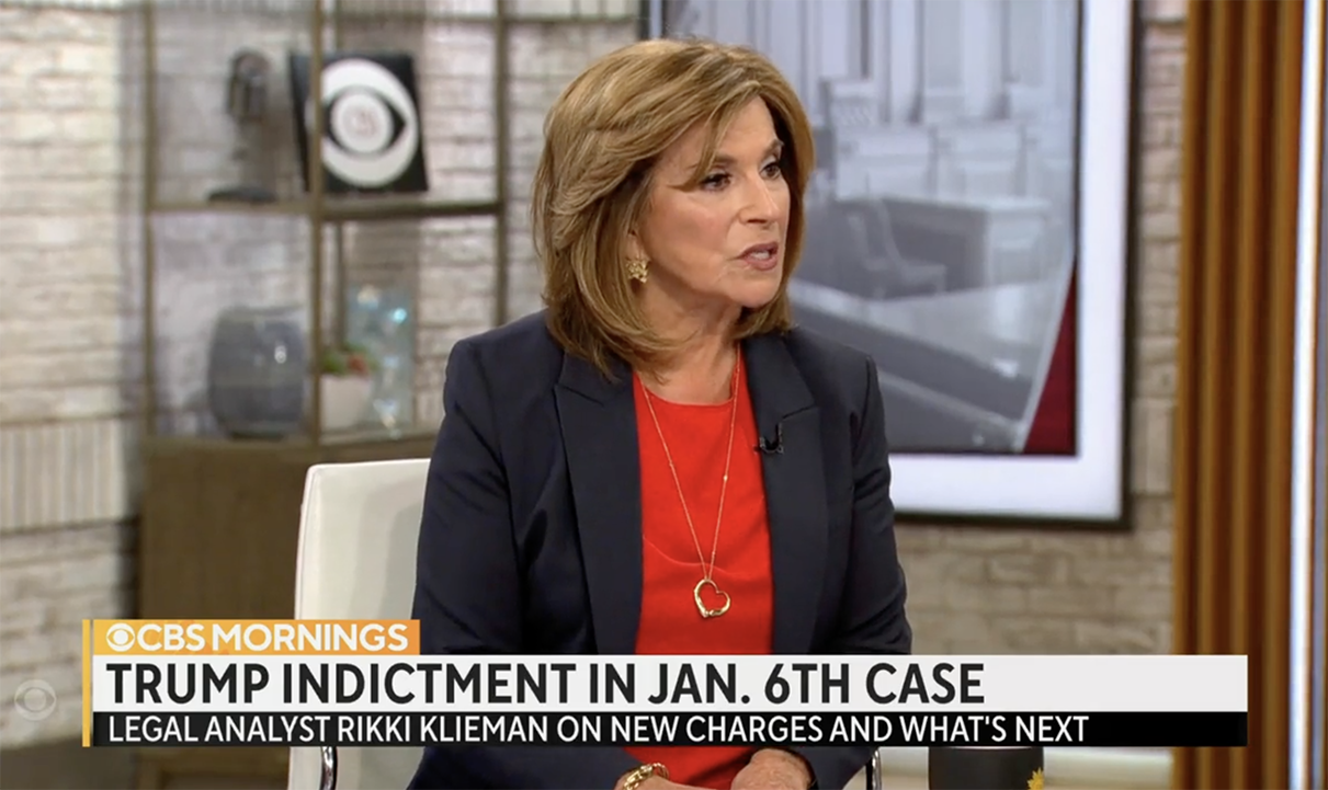 Rikki Klieman on: Trump Jan 6th indictment